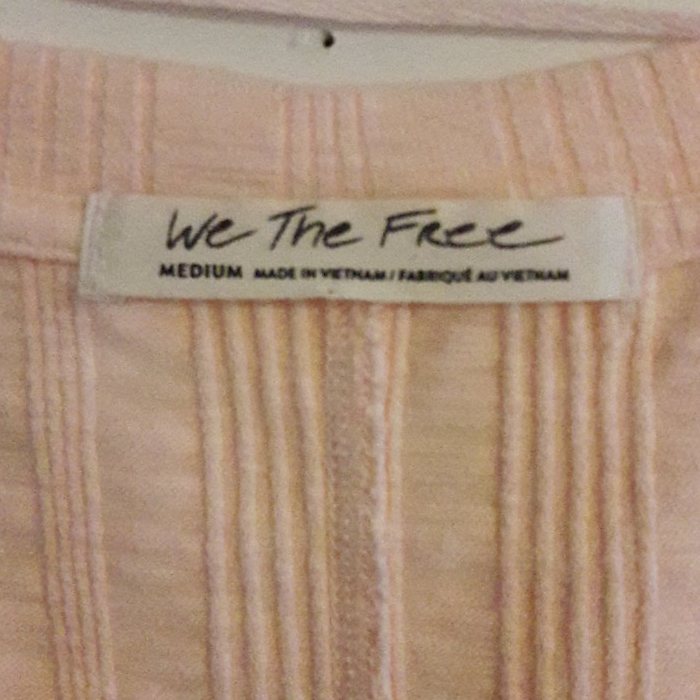 Free People Pink Long Sleeve Tee - Picture 6 of 10